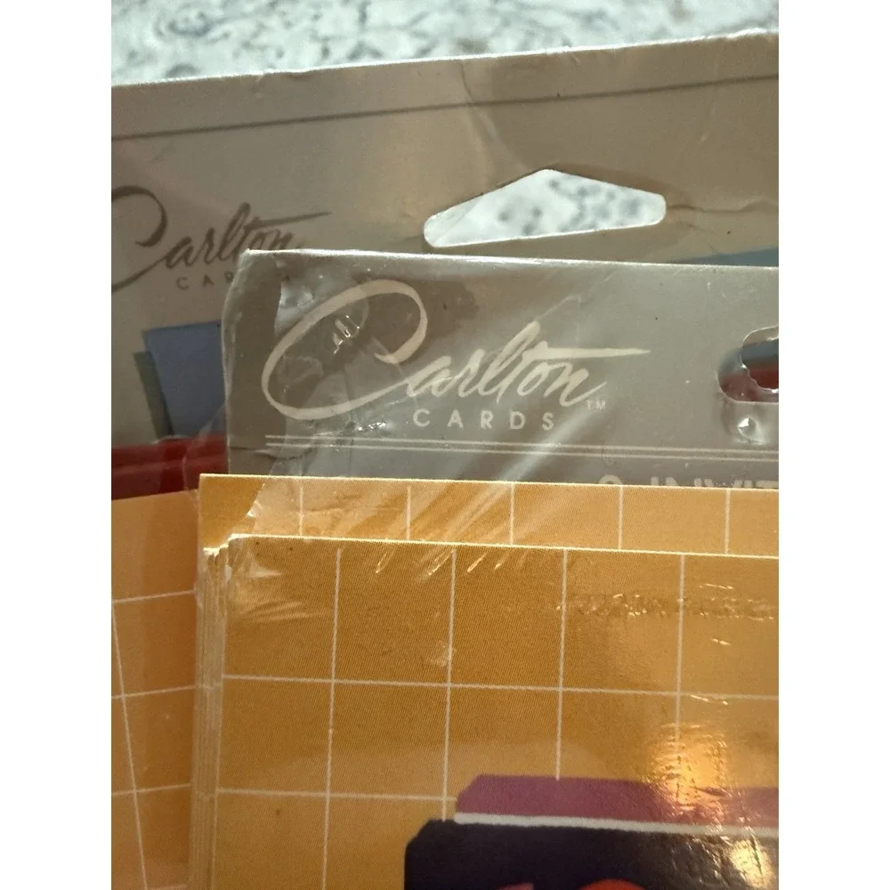Vintage Carlton Party Invitations 2 Packs Of 8- Be There Or Be Square